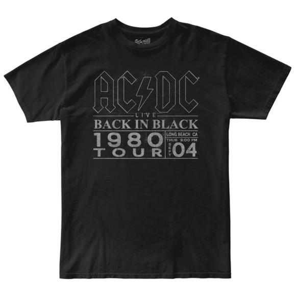 Other - Acdc Back In Black 1980 Tour Live 100 Cotton Unisex Tee